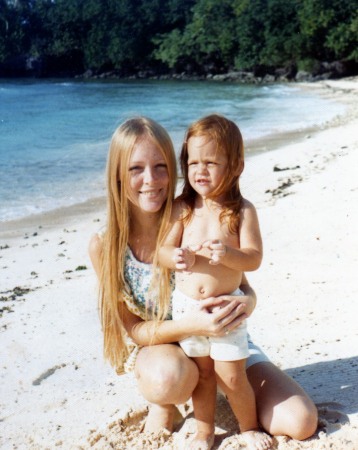 Rhonda and Jennifer 1971 Guam