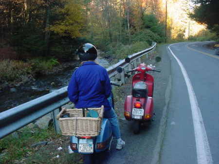 Just another road in life on our Vespa