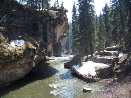 Piedra River gorge area