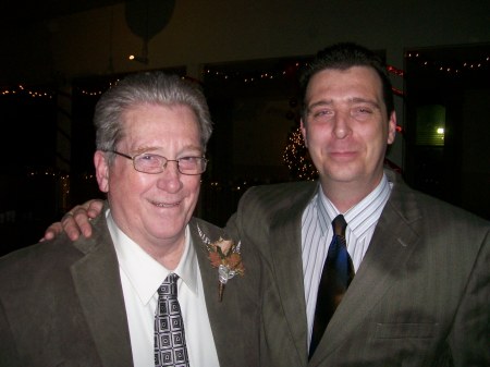 Me and Dad at Robins wedding