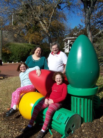 Strom Family w/ Christmas Lights 2008