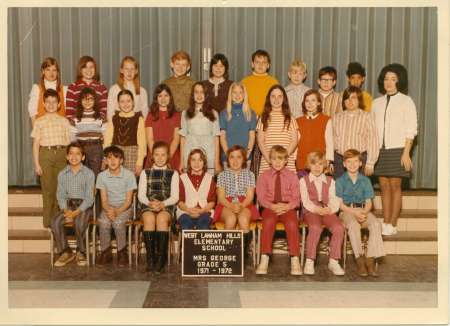 Mrs. George's 5th Grade Class 1972