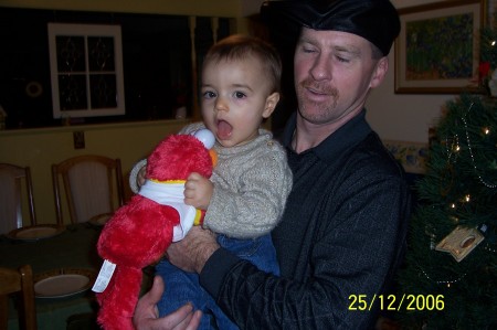 Jeff Grix and his great niece Kayla