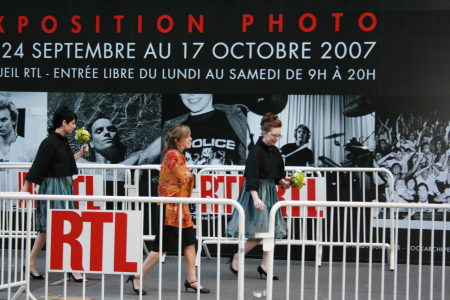 On the way to wedding in Paris