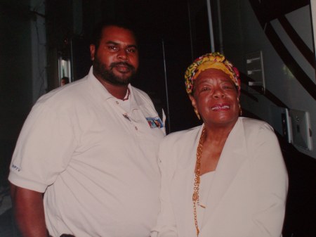 Me with Dr. Maya Angelou.