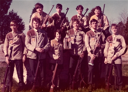 1973, 1974 Oakland ROTC Rifle team