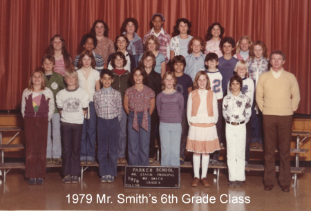 Mr. Smith's 6th Grade Class 1979