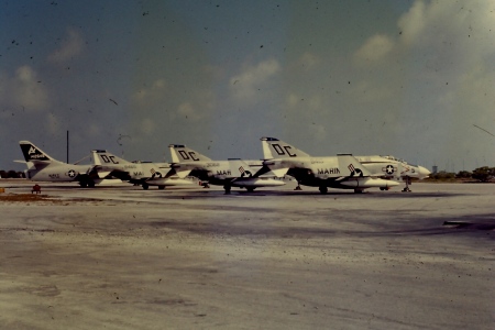 Marine F-4 Phantoms on Wake Is.