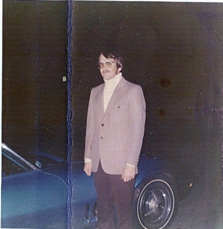 Peter in 1971 with his CORVETTE