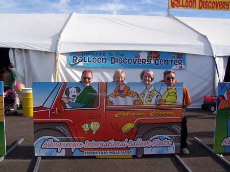 Us at the Balloon Festiva in Albuquerque.