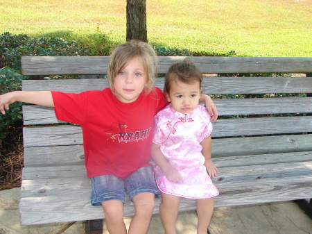 mykayla and bella my granddaughters