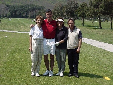 My golf partners in Naples Italy