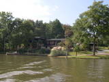 Our Greenville home viewed from the lake