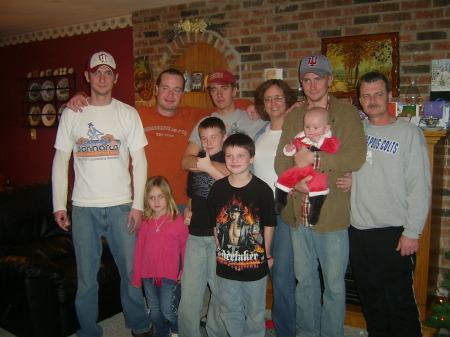 our family on Christmas Eve 2007.