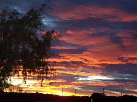 Sunset from my yard