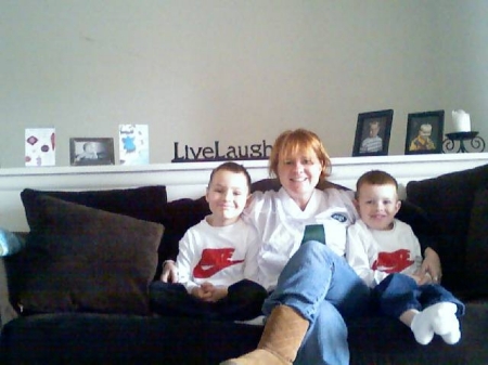 My Sarah and my Grandsons, Anthony and Michael