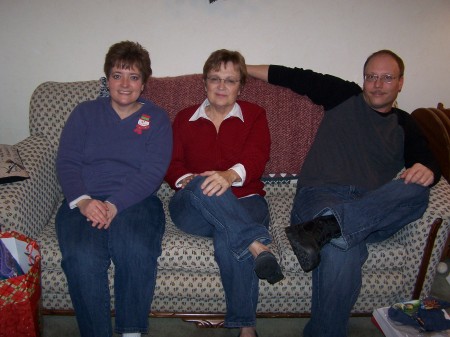 Me, my mom & bro Scott-Christmas '08