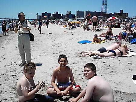 2008 my boys at the beach