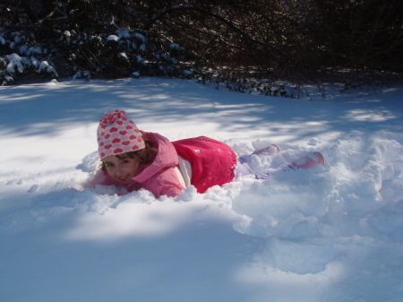 Sarah in the Snow