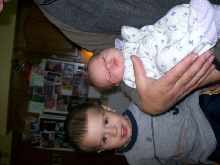 Grandchildren Parker and Madelyn