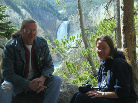 Linda and I in Yellowstone