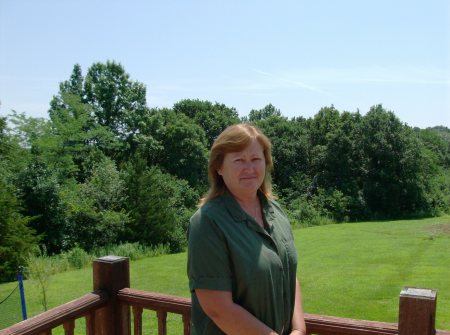 PAM ON OUR BACK DECK