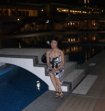 at pool-side