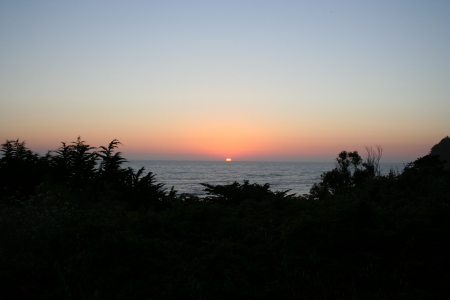 Sunset Half Moon Bay