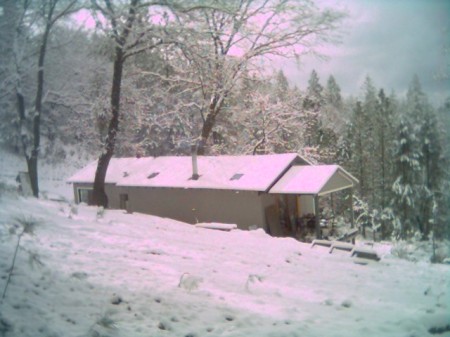Our cabin up in the mountains
