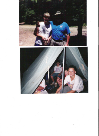 last summer camp with Mike as a scout, he turn