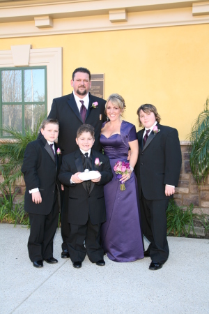 Our son, Andrew & his family