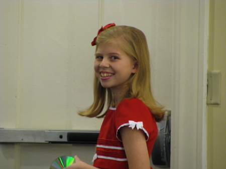 Katie at the Cinderella Pageant