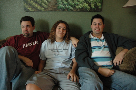 My 3 sons, Eric, Christian, & Jesse