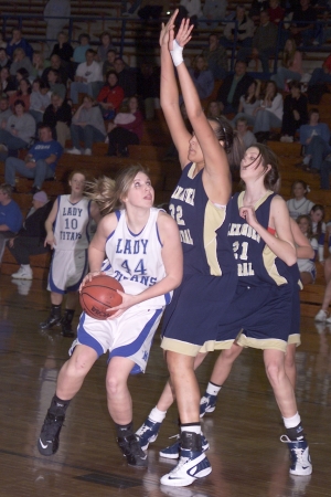 Madison playing basketball