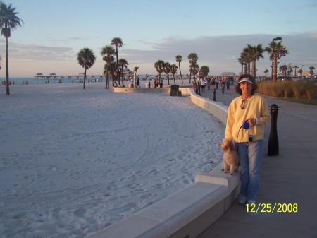 Clearwater Beach on Christmas Day