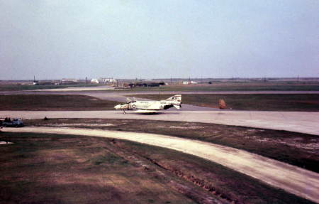 F-4 Taxiing back from a high-speed, low pass