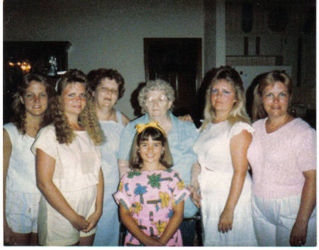 FOUR GENERATIONS OF WOMEN IN MY FAMILY