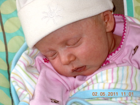 Granddaughter Cora Rose Perkins, born 1/1/11