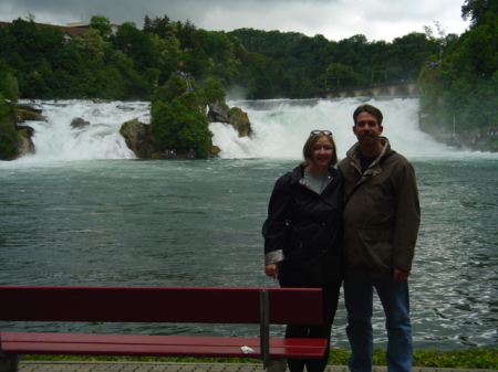 My wife and I in Switzerland