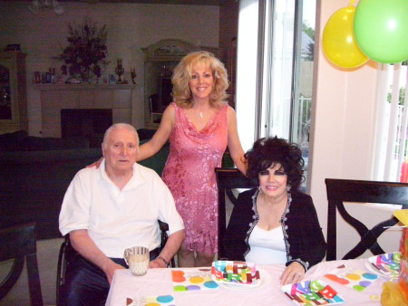 With my parents...Birthday Party