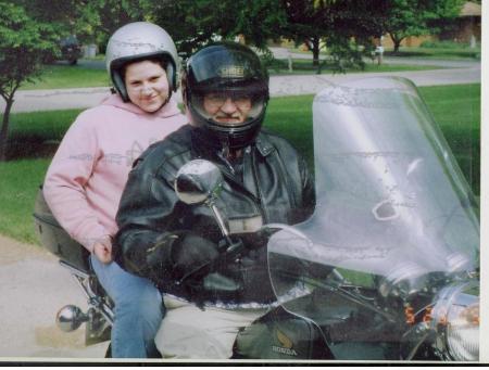 Renee & Dad hellbent for ice cream