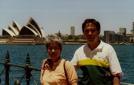 My Wife Tabeth at Sydney Opera House 2005