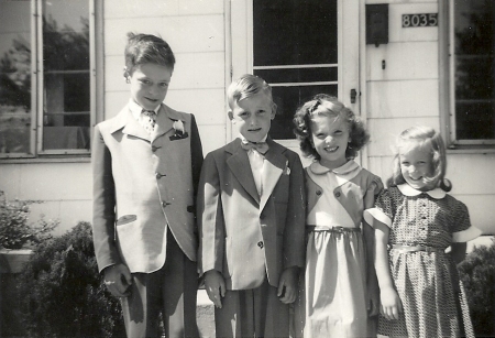 Dixon kids/Patton St. September 1952