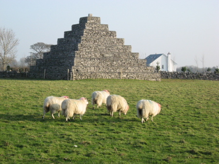 Sheep & Rock Man-made Pyramid, Galway, Ireland