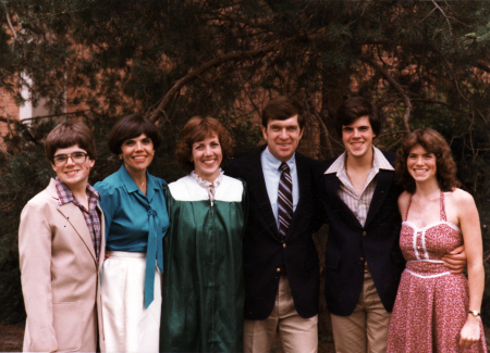 collopys 1982 - family at kathi's graduation