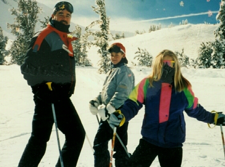 skiing heavenly valley with the kids.