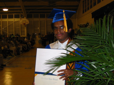 My son on graduation day at Brown University