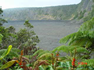 Volcano crater, Big Island