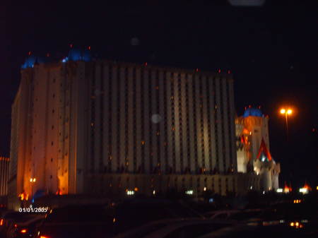 View of LV Excaliber towers and hotel