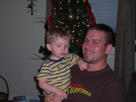 My son Nick and My grandson Blake